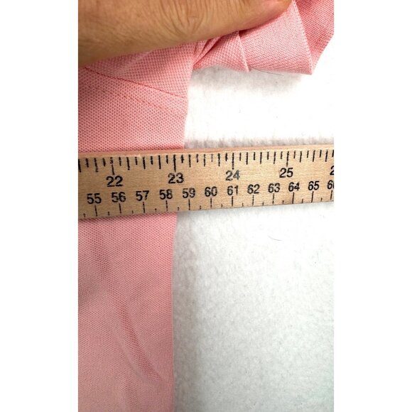 J.Crew Flex piqué polo shirt light guava preppy classic preppy 90s sz L - Picture 5 of 7